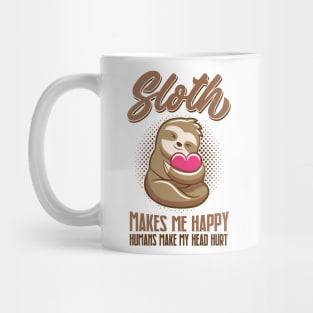 Cute Sloth Baby Animal Mug